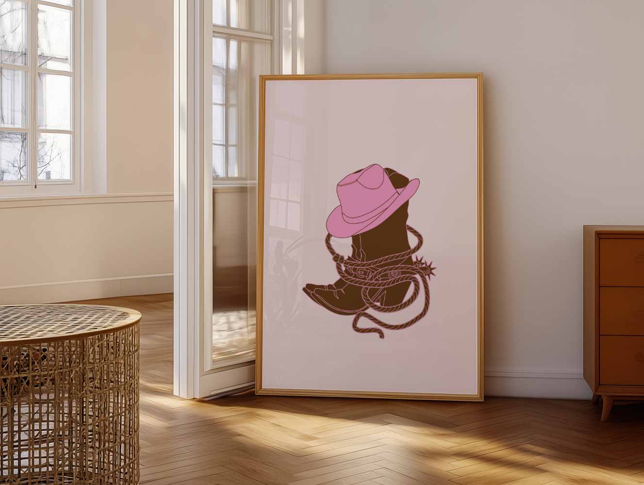 Stoere Cowboy Chic Poster