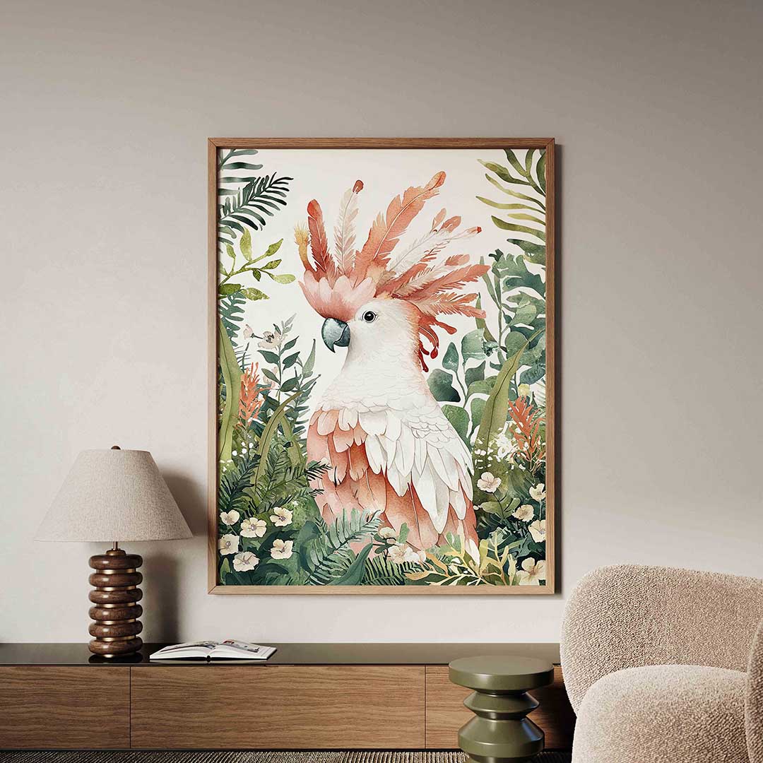 Papegaai in jungle Poster