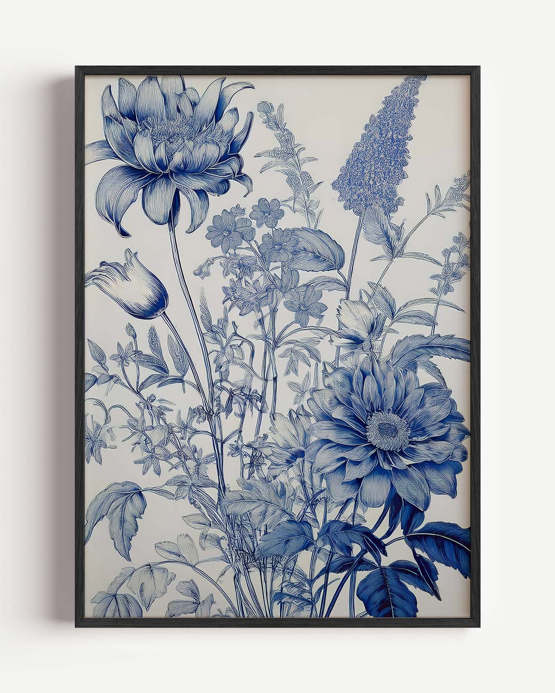 Elegante Bloemenpracht Poster