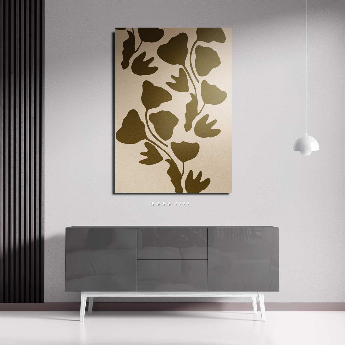 Ginkgo Groen: Natuurlijke Elegantie Kunstwerk-canvas-dibond-plexiglas-wanddecoratie-WallArtistic