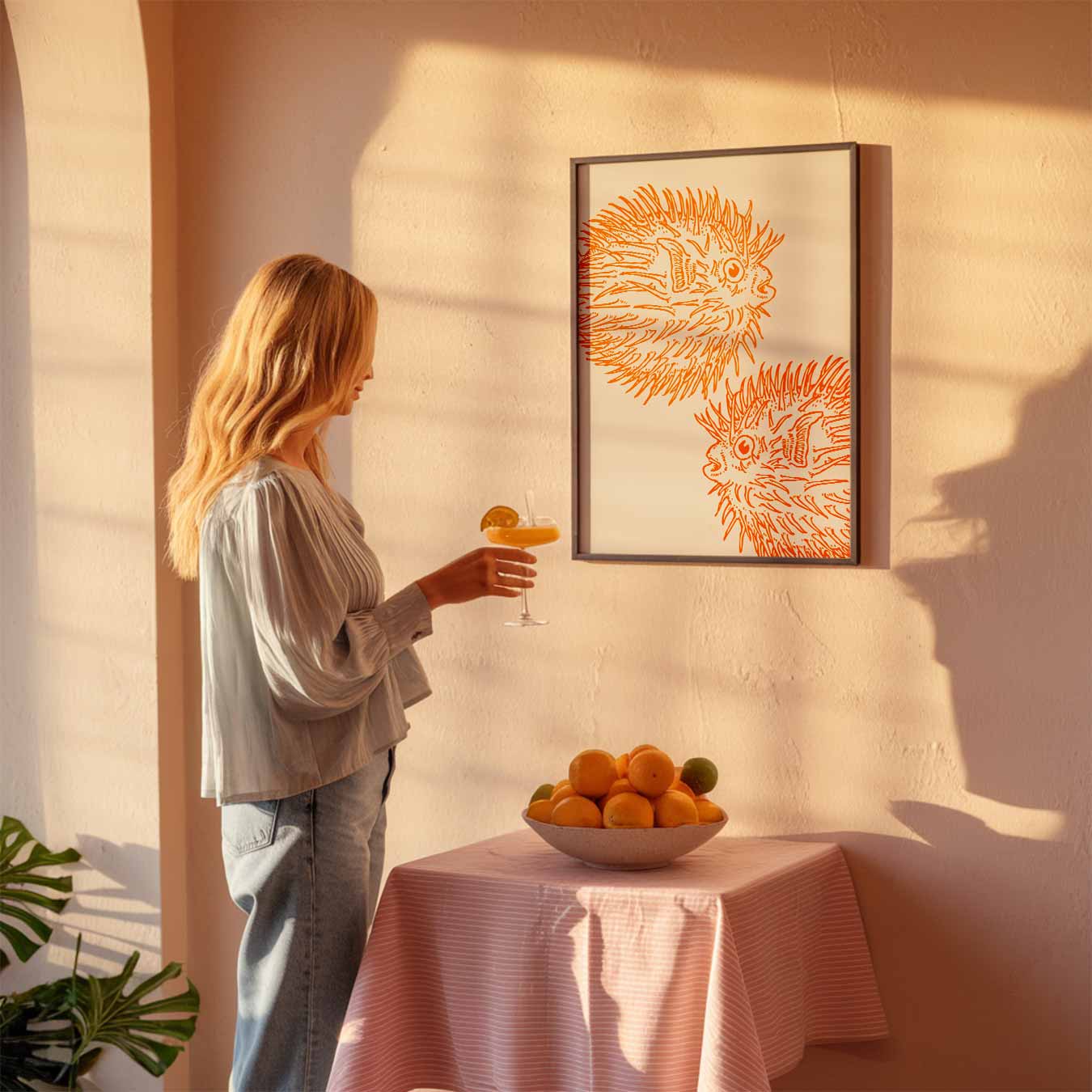 Vibey Zee-egel Illustratie Poster