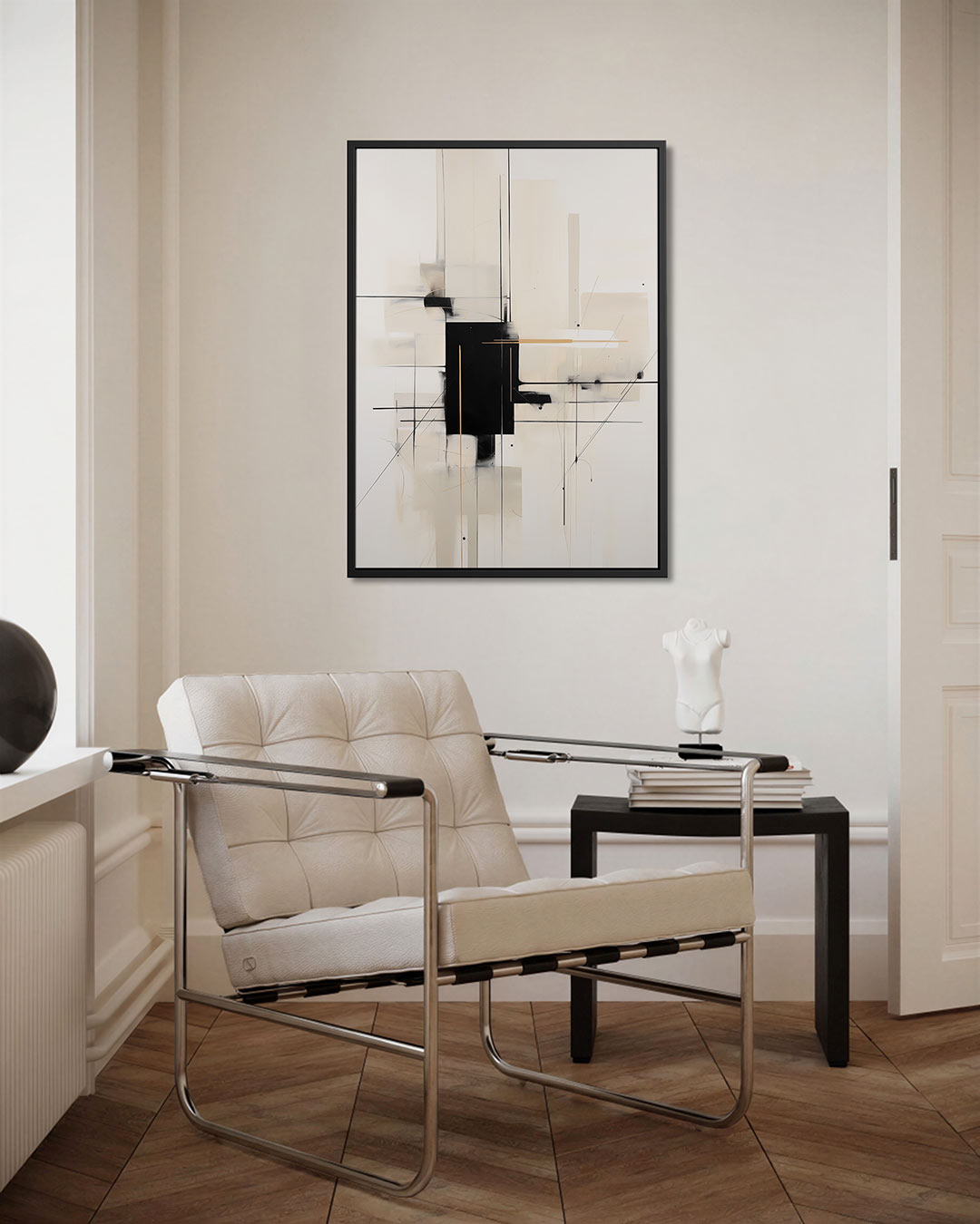 Geometrische lijnen Kunstwerk