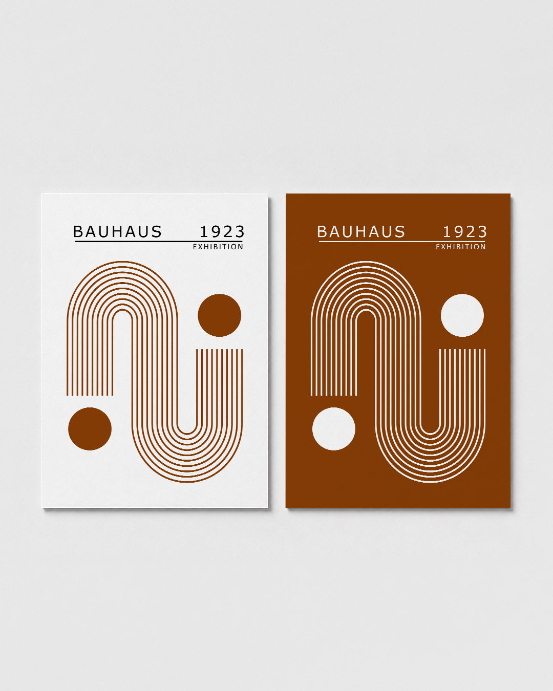 Lijnen en cirkelvormen Posterset