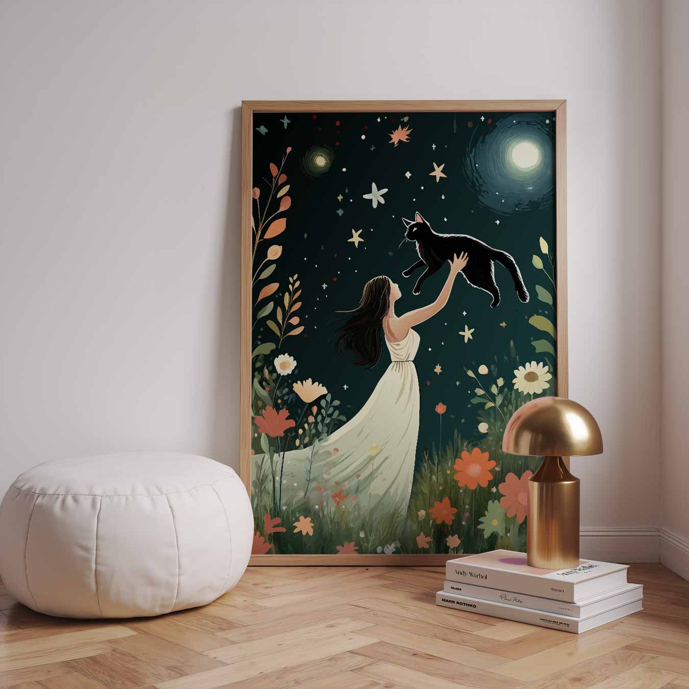 Mystieke Avond in de Tuin Poster