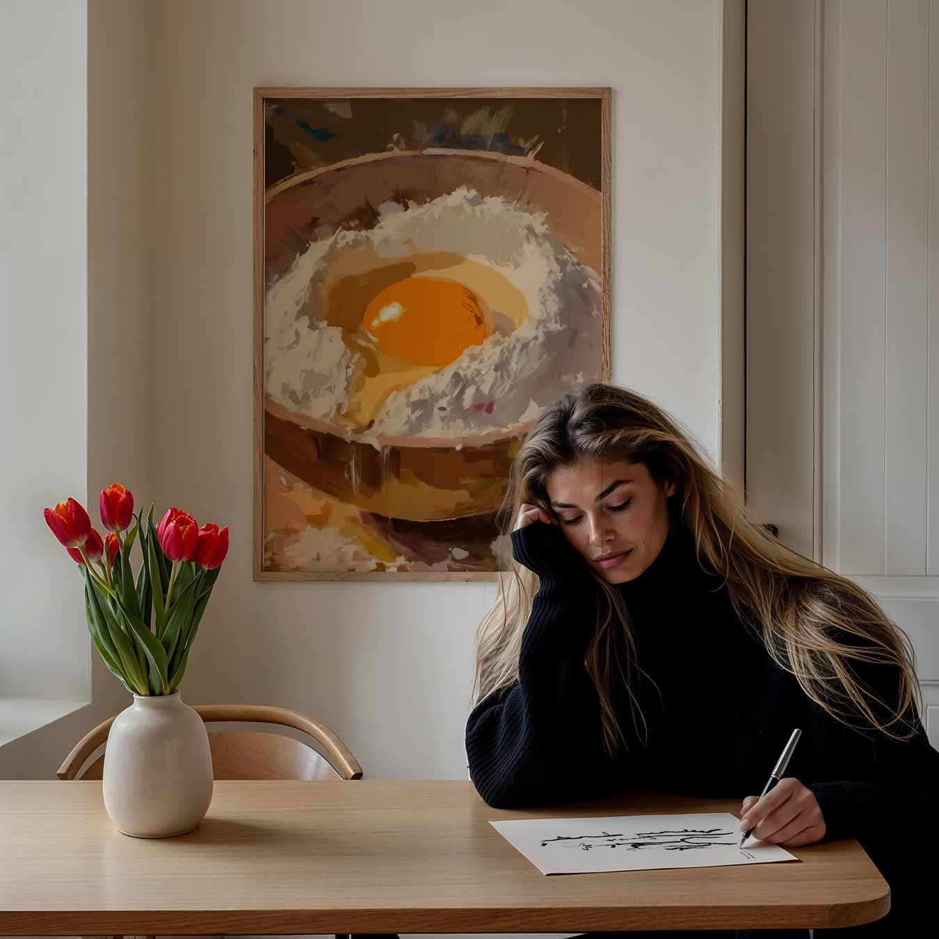 Kunstzinnige Keuken Momenten Poster