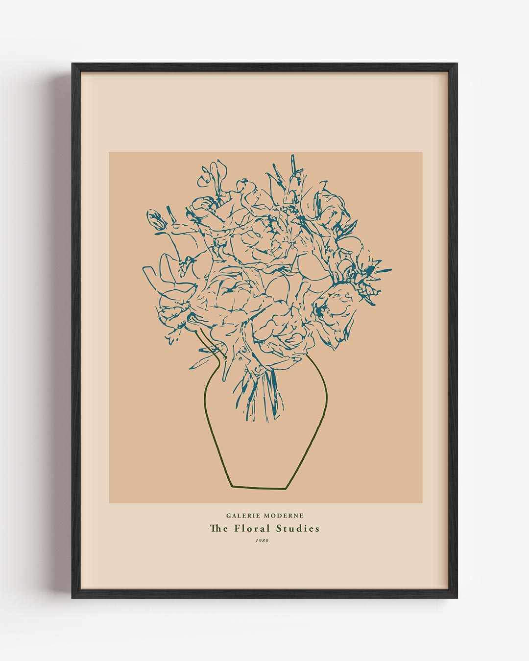 Bloemrijke Elegantie Poster-WallArtistic
