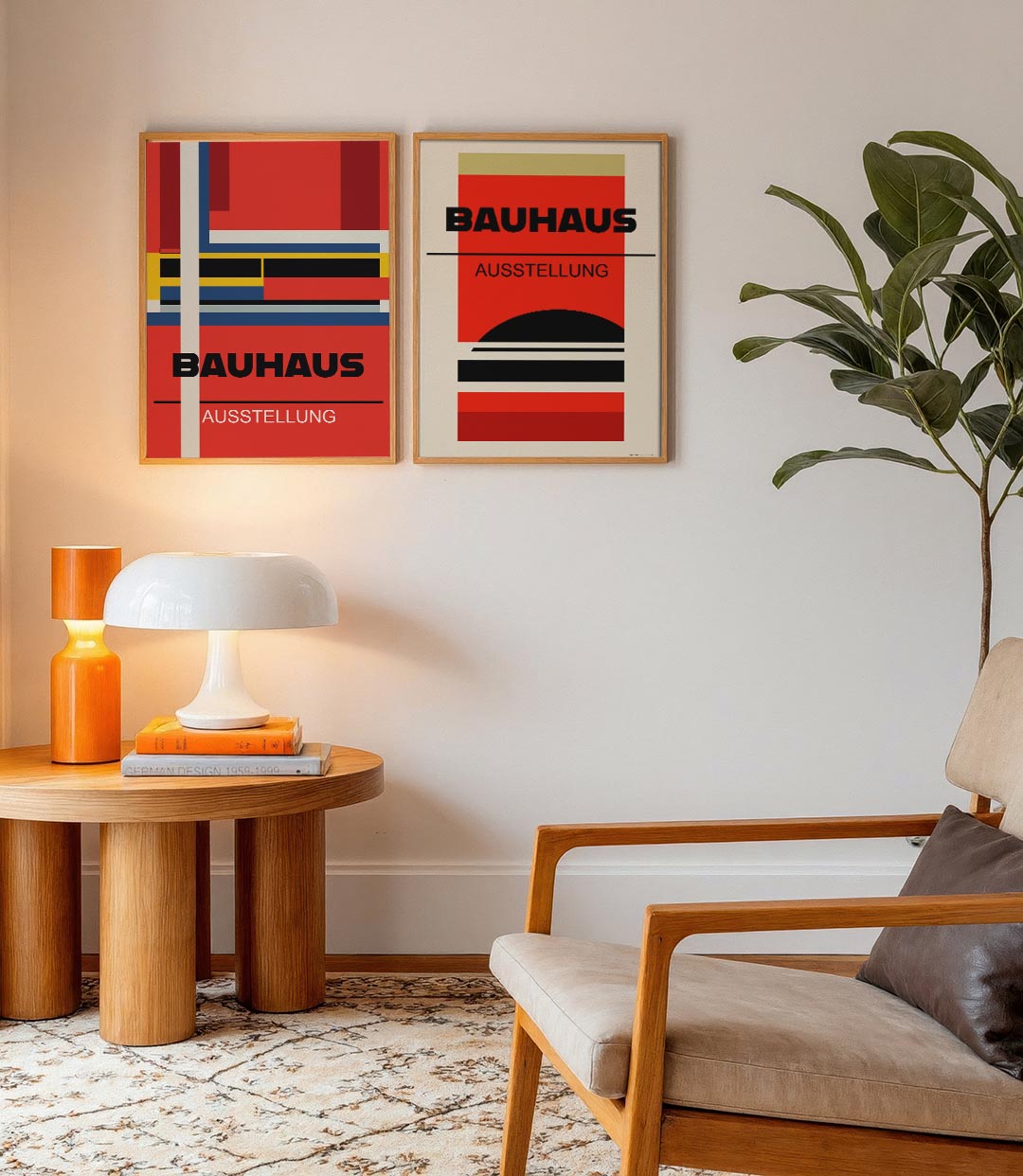 Kleurvlakken en lijnen Posterset