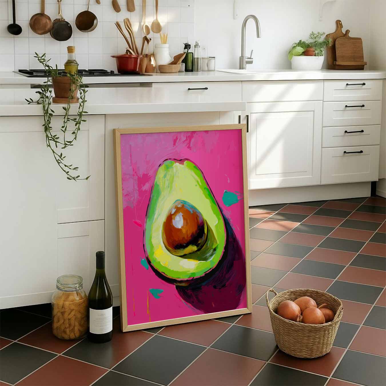 Avocado Art Poster
