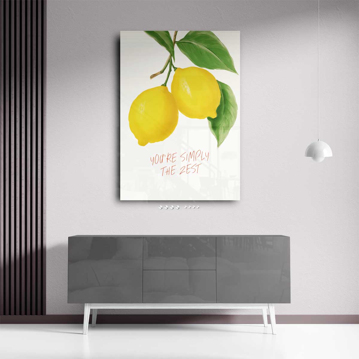 Frisse Citroenvibes Poster