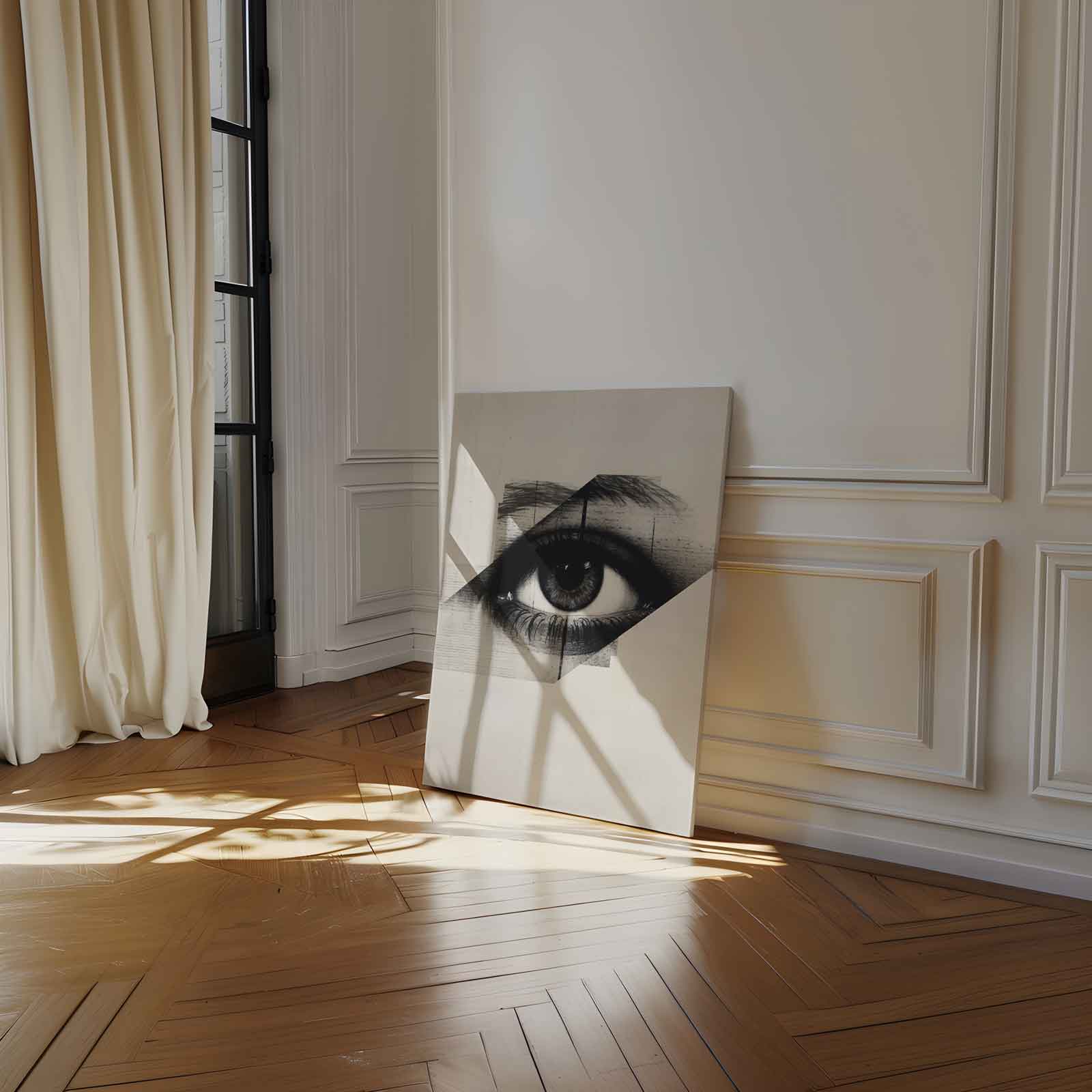 Oog van Mysterie Kunstwerk-canvas-dibond-plexiglas-wanddecoratie-WallArtistic