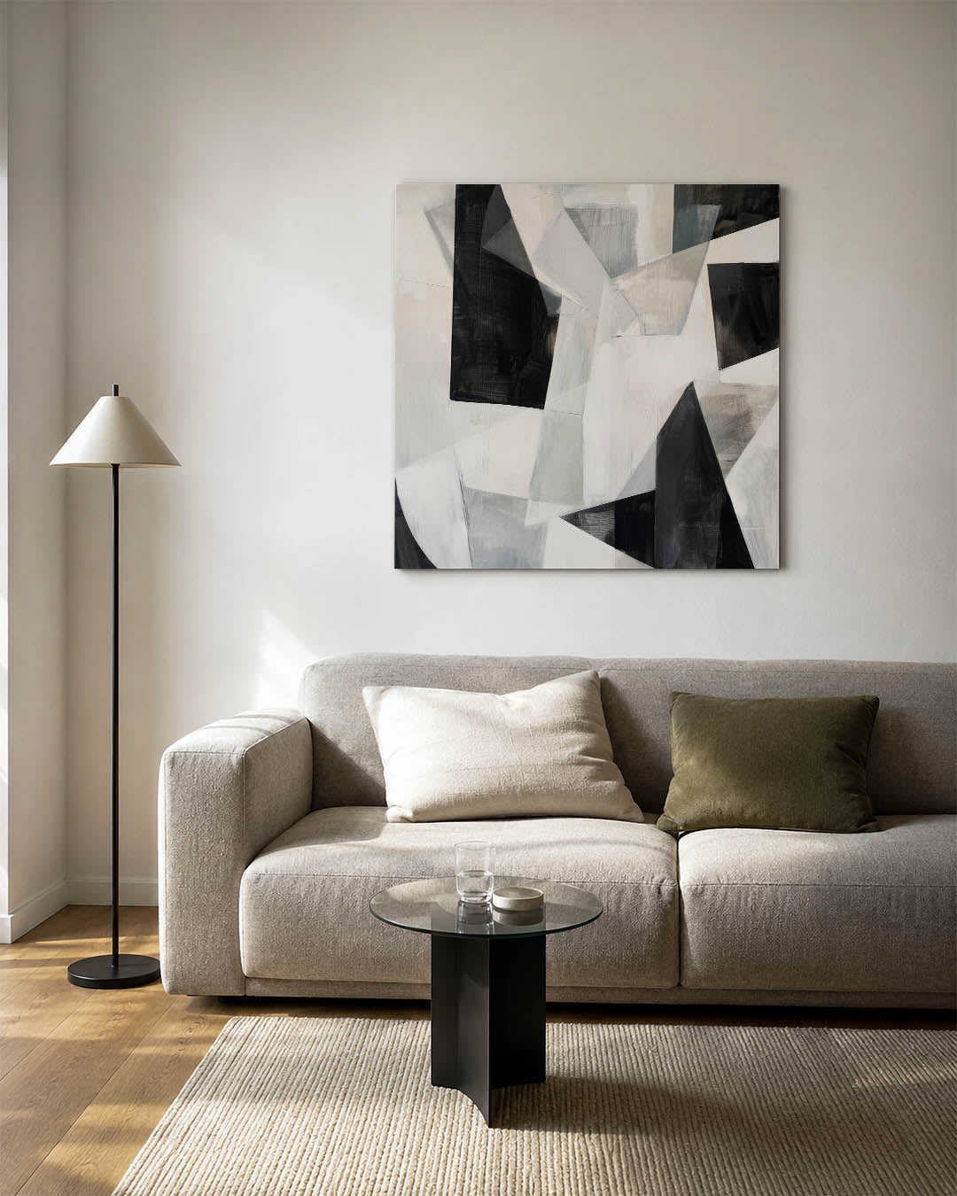 Geometrische vormen Kunstwerk