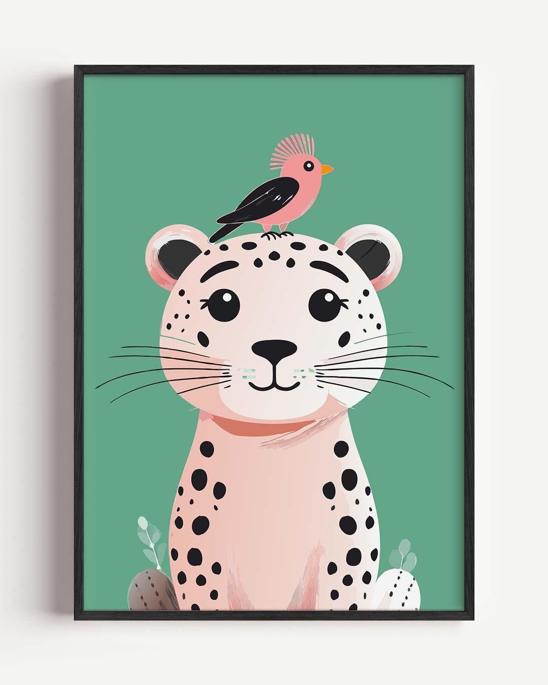 Vrolijke Dierenvriendschap Poster