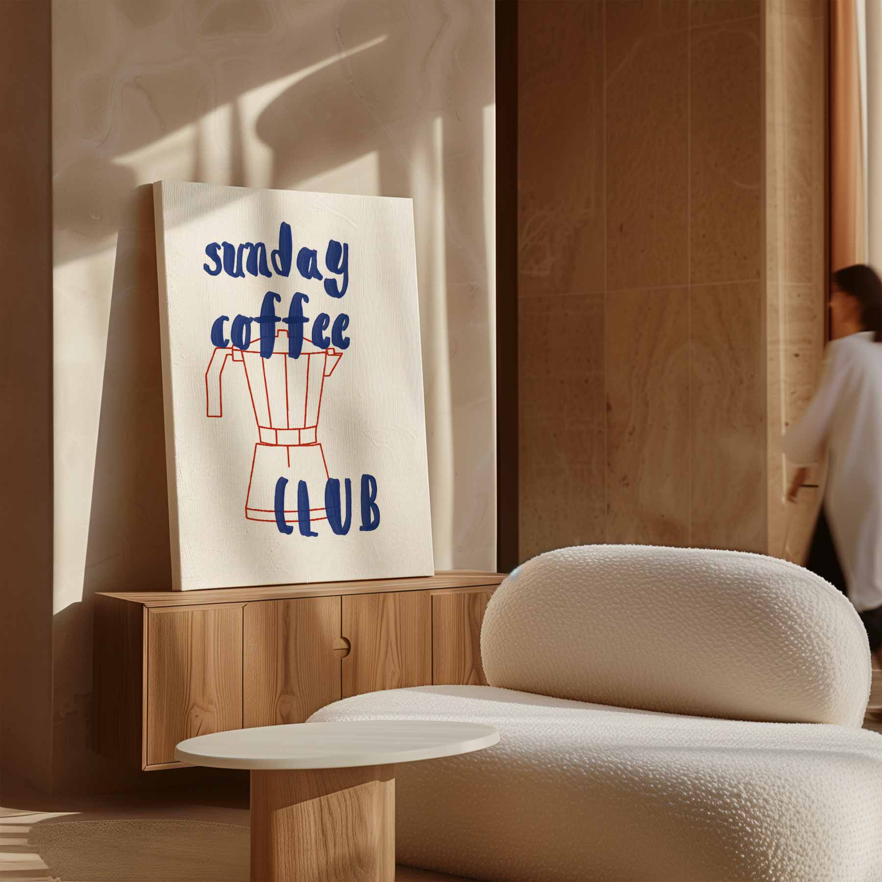 Sunday Coffee Club Poster