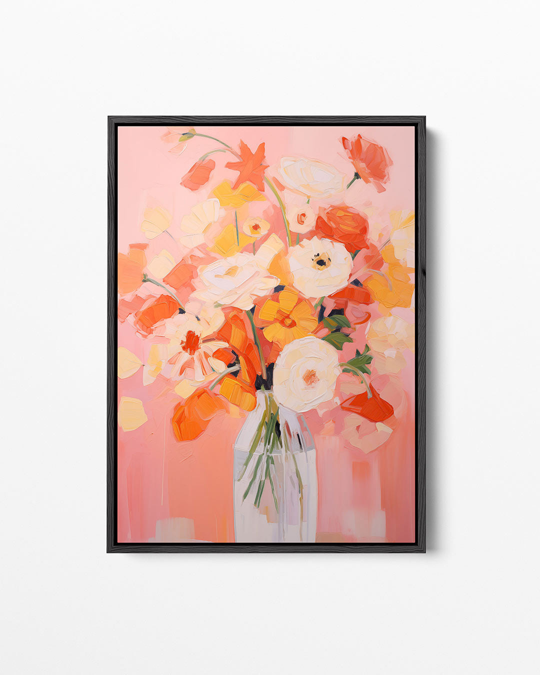 Bloemrijke kleurenexplosie Kunstwerk