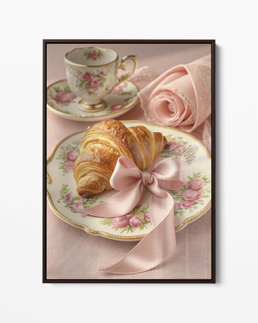 Elegante Ontbijt Sfeer Kunstwerk-canvas-dibond-plexiglas-wanddecoratie-WallArtistic