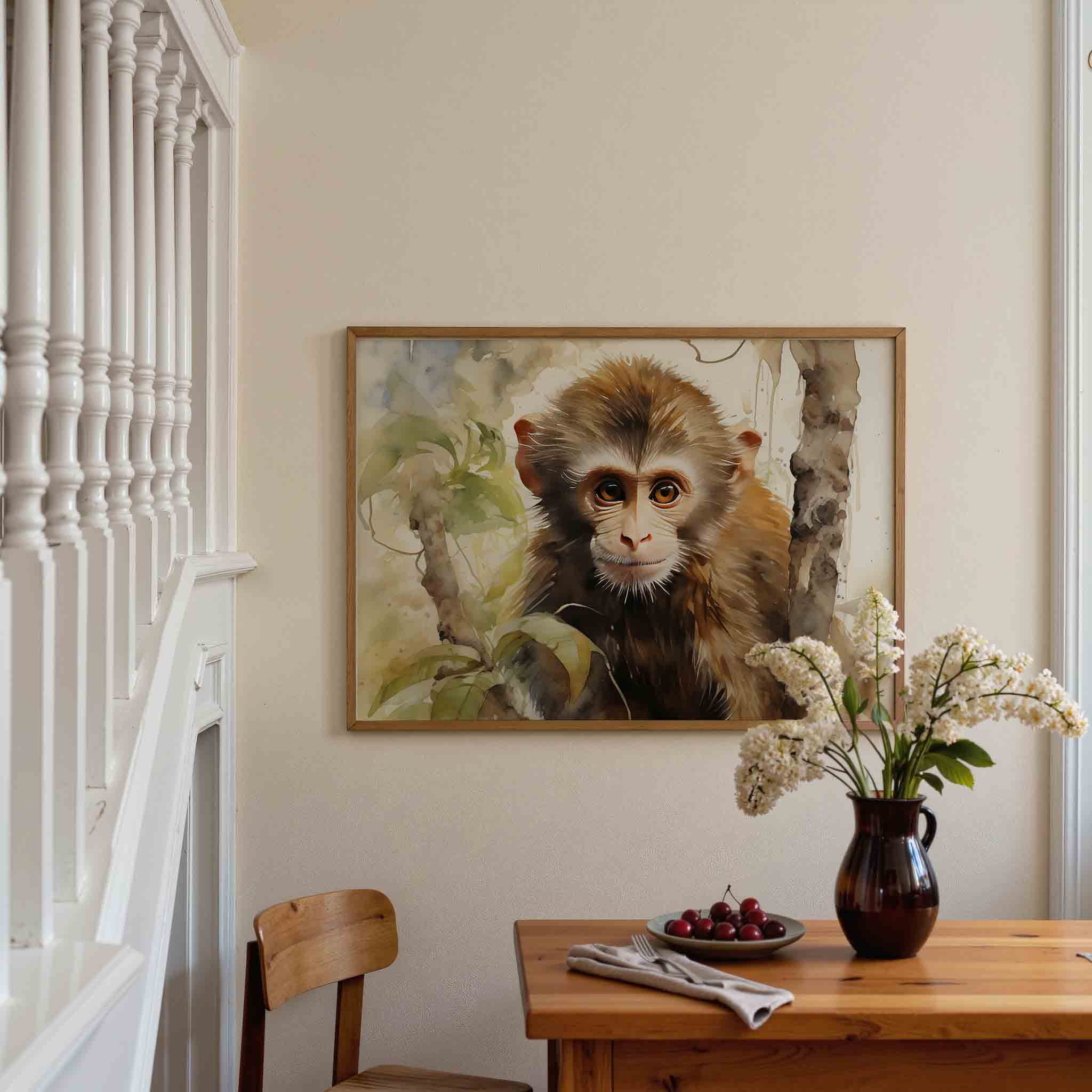 Jonge aap Poster