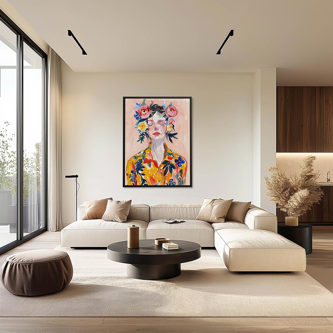 Portret illustratie Kunstwerk