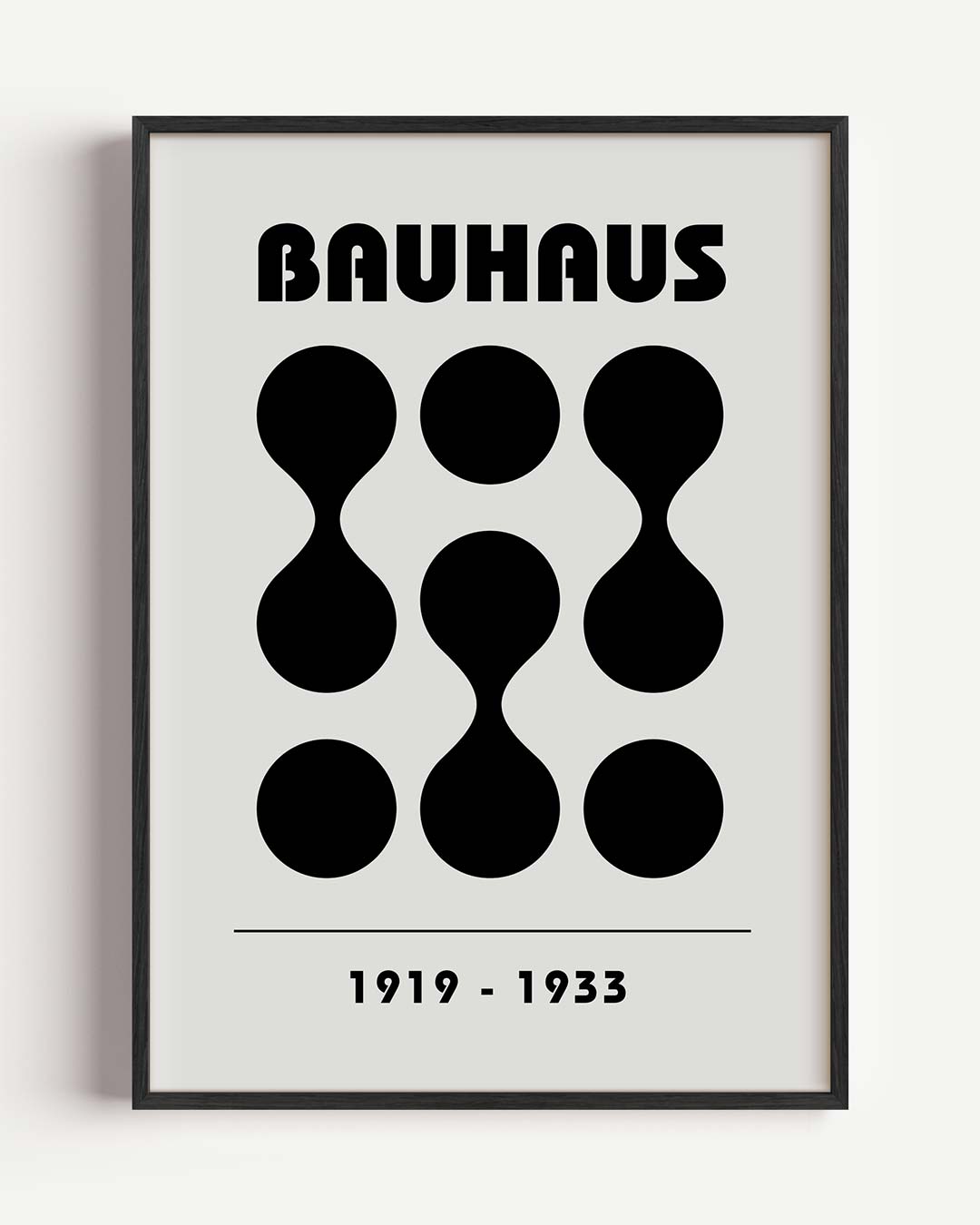 Bauhaus Elegantie Poster