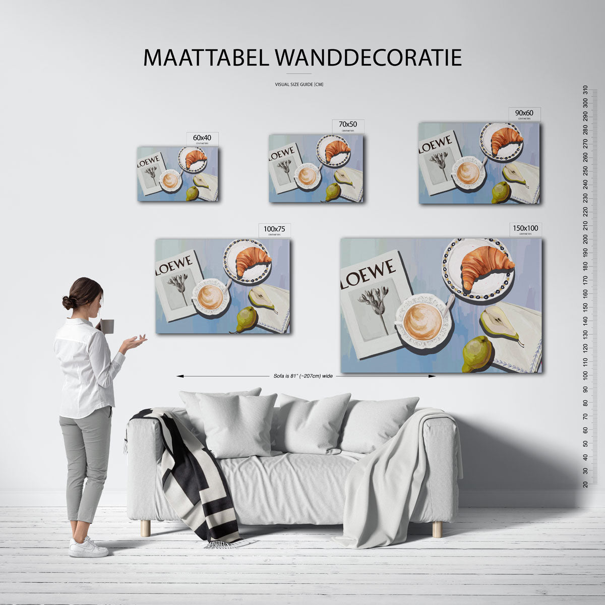 Ontbijt compositie Kunstwerk