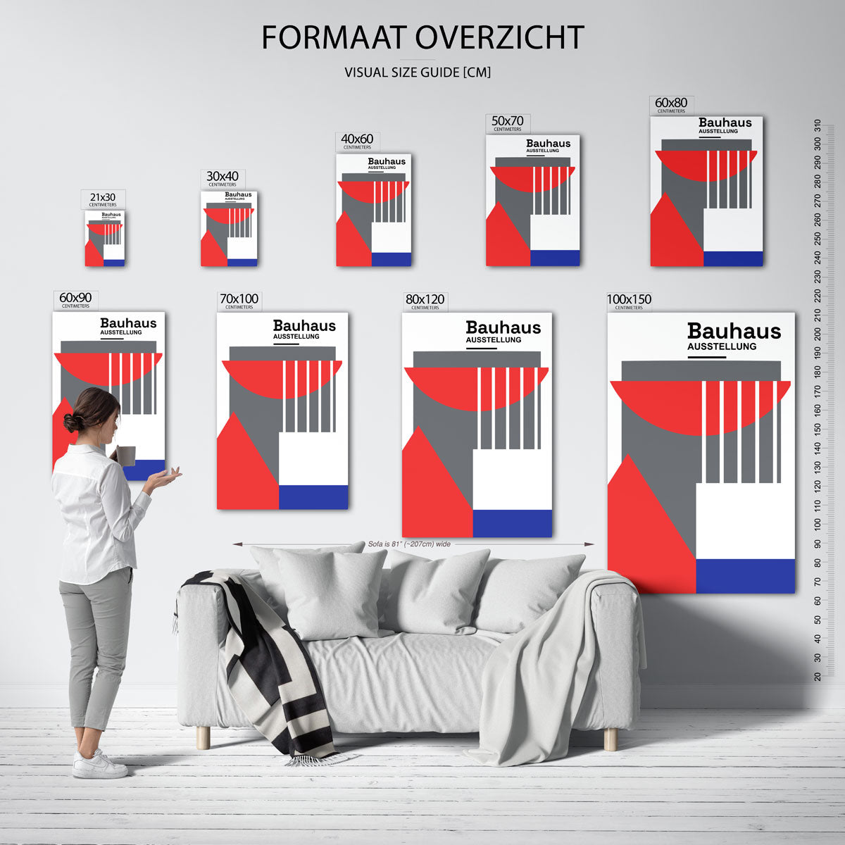 Vorm en kleur Poster