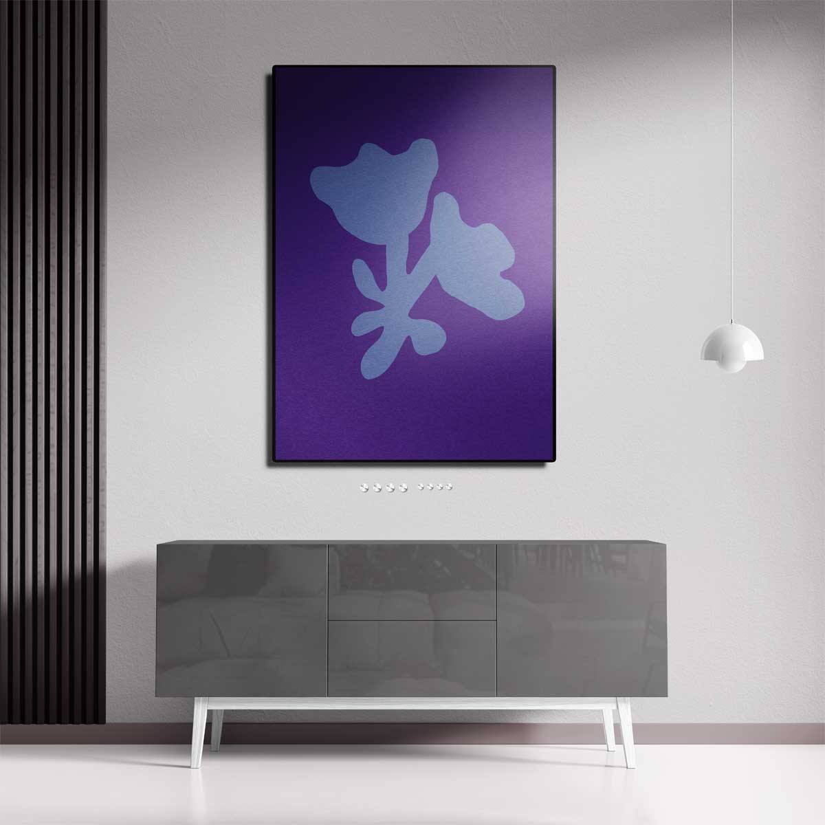 Verrassende Bloemvorm Studie Kunstwerk-canvas-dibond-plexiglas-wanddecoratie-WallArtistic