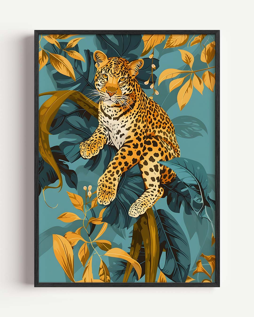 Tropische Luipaard Poster