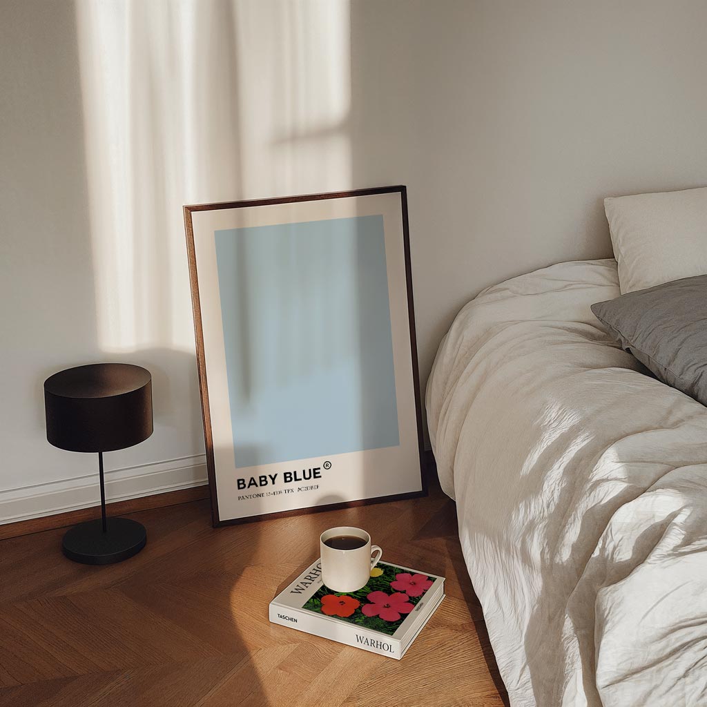 Baby Blue Pantone Poster