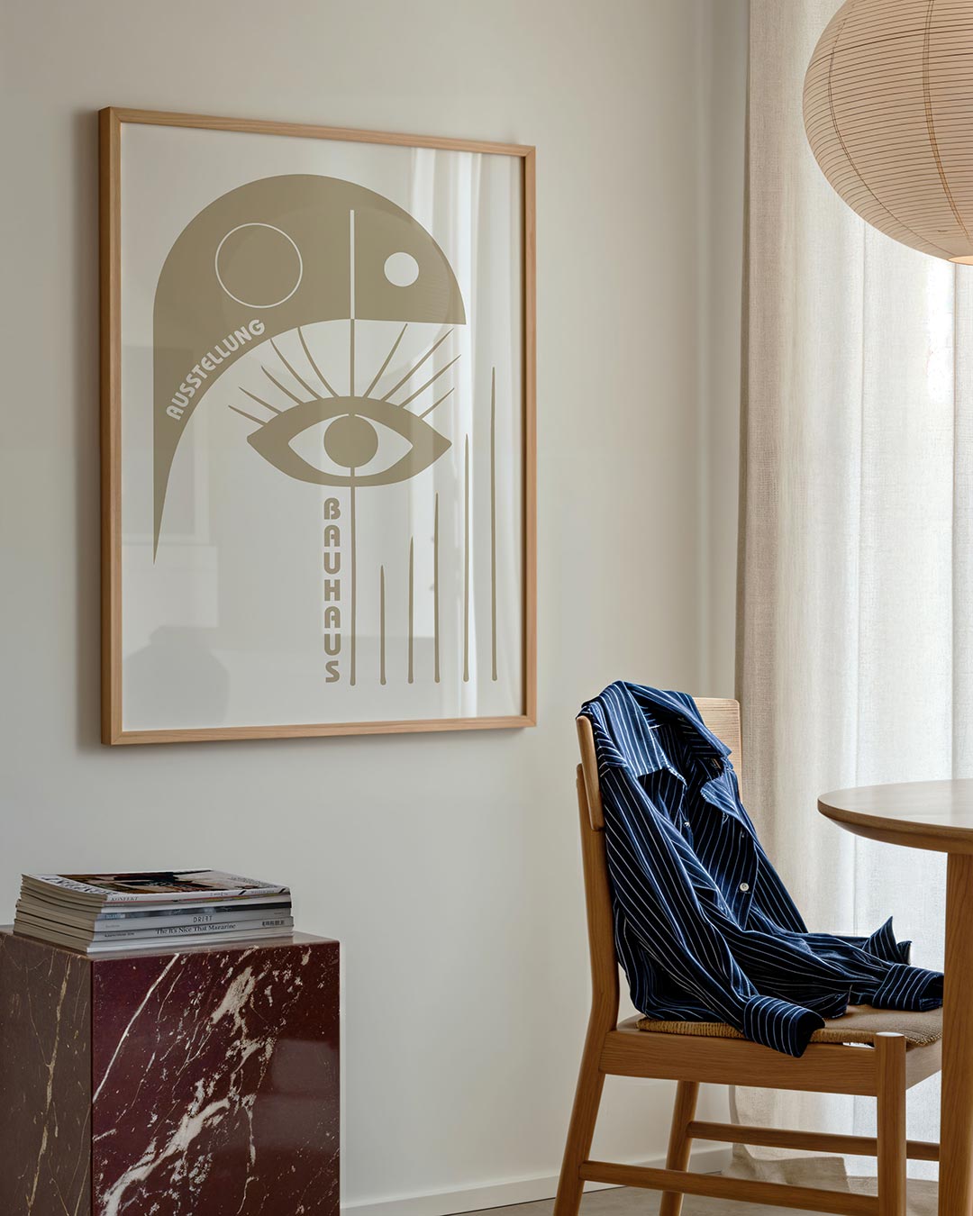 Oog en lijnen Poster