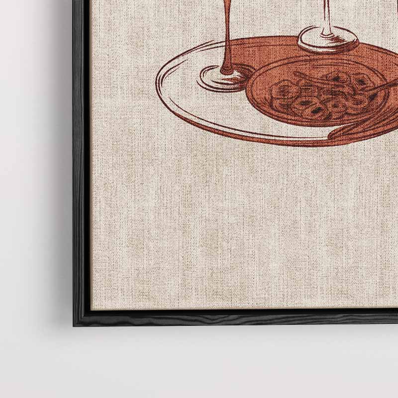 Italiaans Avondje Kunstwerk-canvas-dibond-plexiglas-wanddecoratie-WallArtistic
