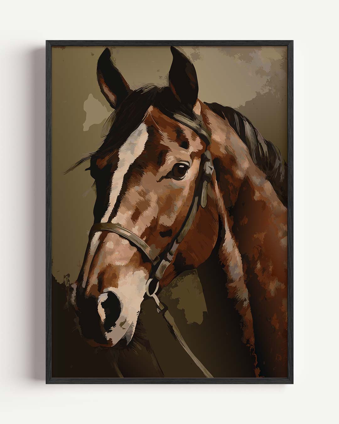 Elegante Paardenkracht Poster