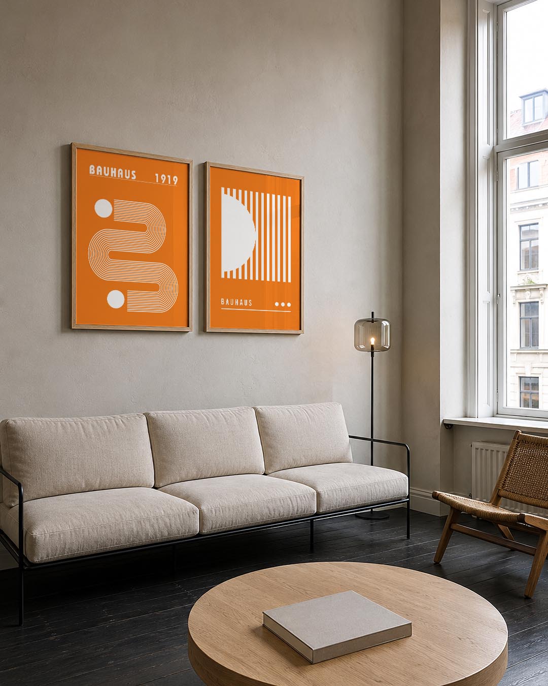 Lijnen en vlakkenspel Posterset