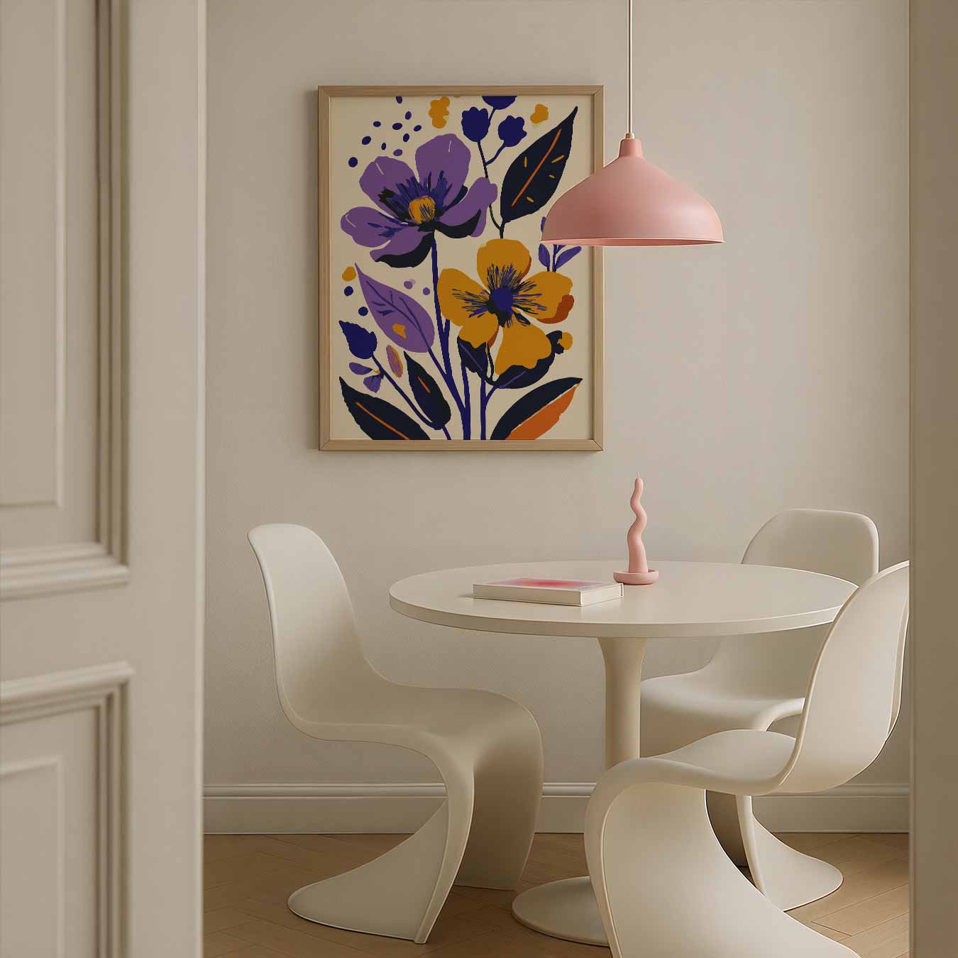Bloemenfeest in Vrolijke Kleuren Poster