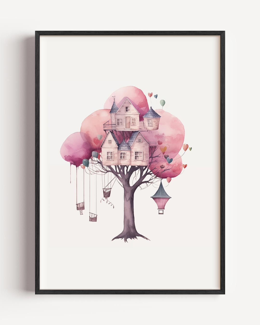 Creatief Boomhuis Avontuur Poster-WallArtistic