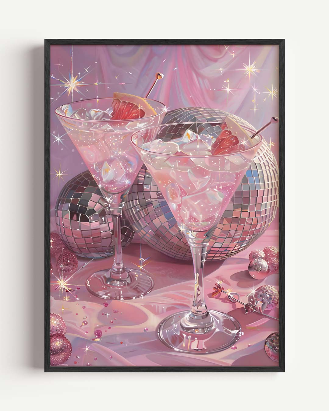 Sprankelende Glamour Cocktailposter