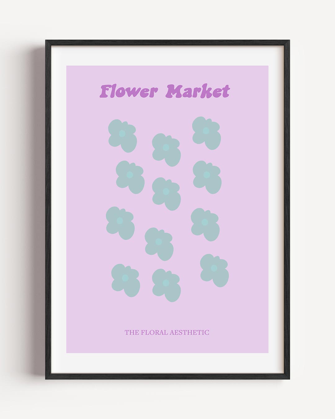 Bloemenmarkt Poster-WallArtistic