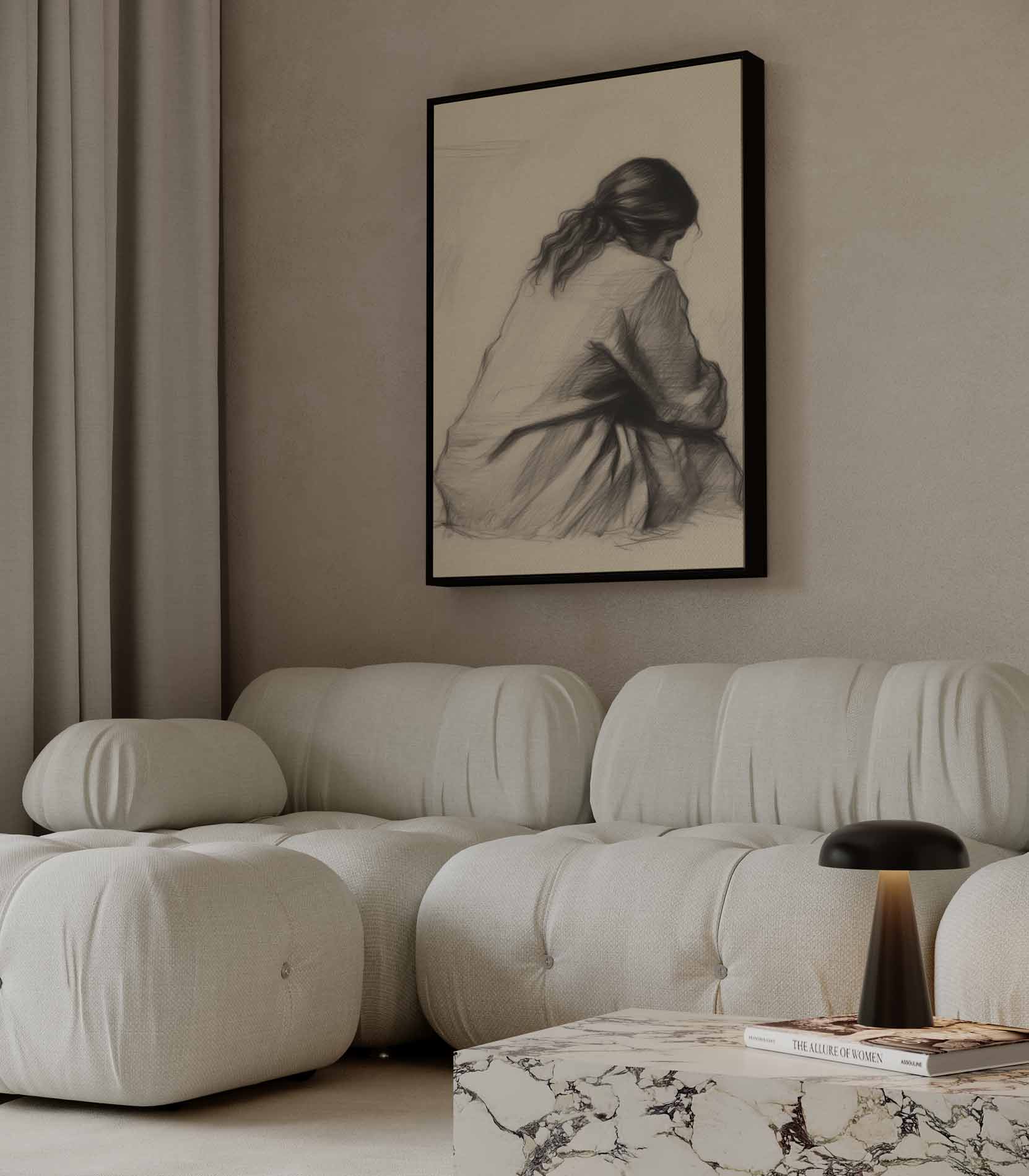 Zachte Stilte Kunstwerk-canvas-dibond-plexiglas-wanddecoratie-WallArtistic