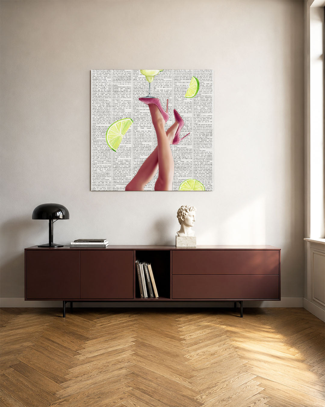 Vrolijke schoenen Kunstwerk