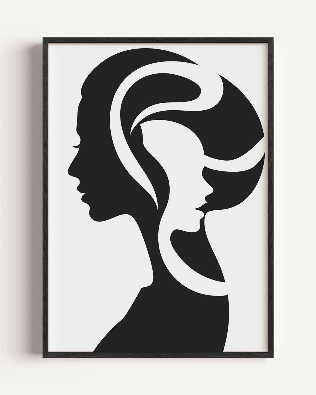 Vrouwelijke Silhouetten Kunstposter