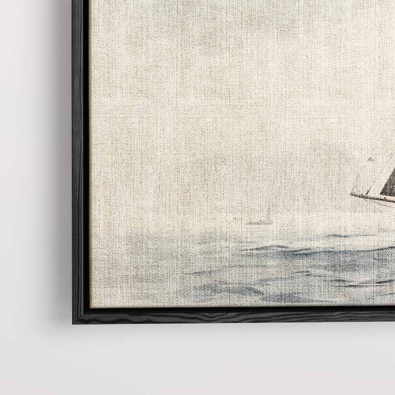 Zeilavontuur op open water Kunstwerk-canvas-dibond-plexiglas-wanddecoratie-WallArtistic