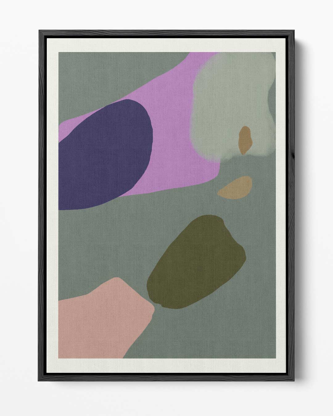 Kleurrijke Abstracte Vormen Kunstwerk-canvas-dibond-plexiglas-wanddecoratie-WallArtistic
