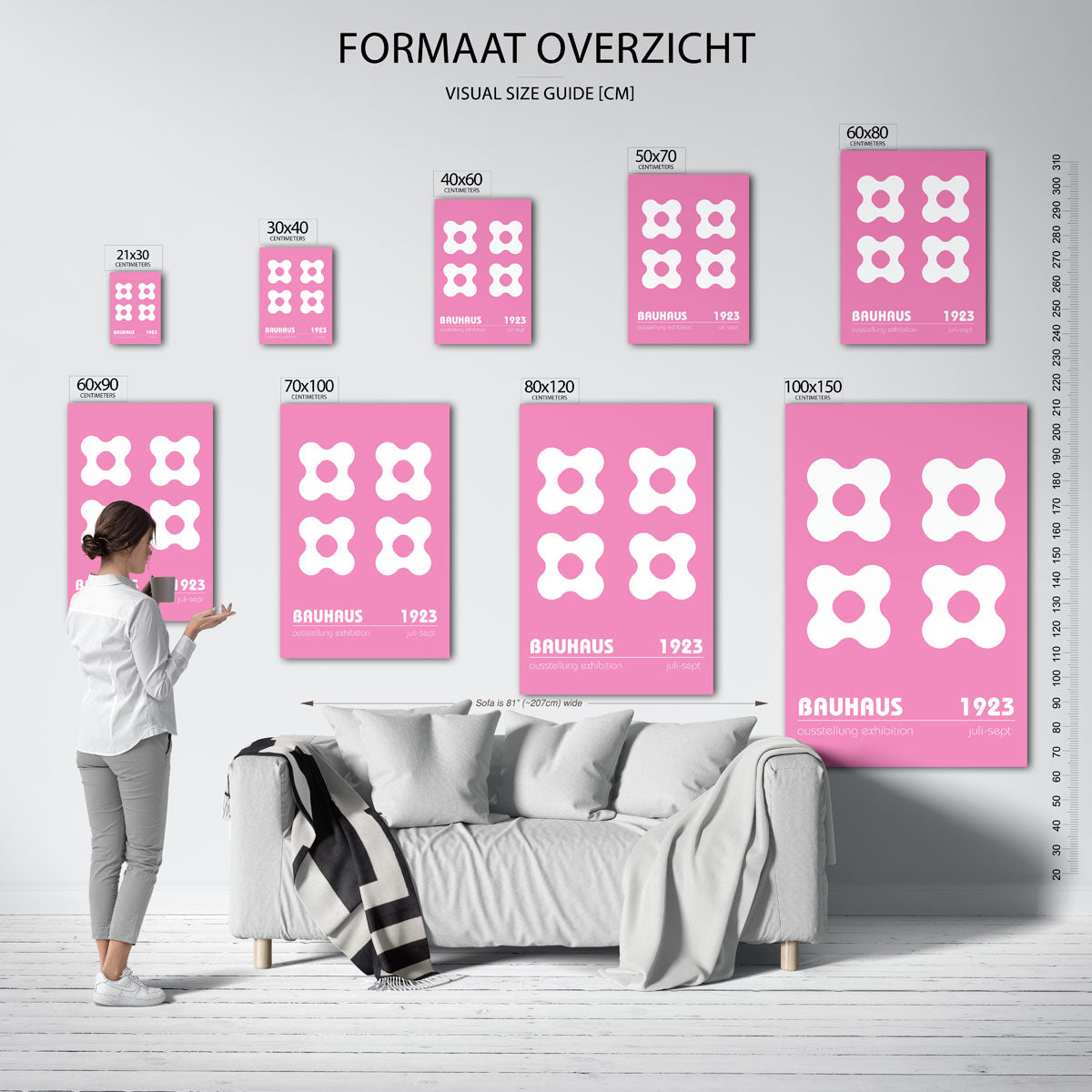 Vormen en vlakken Poster