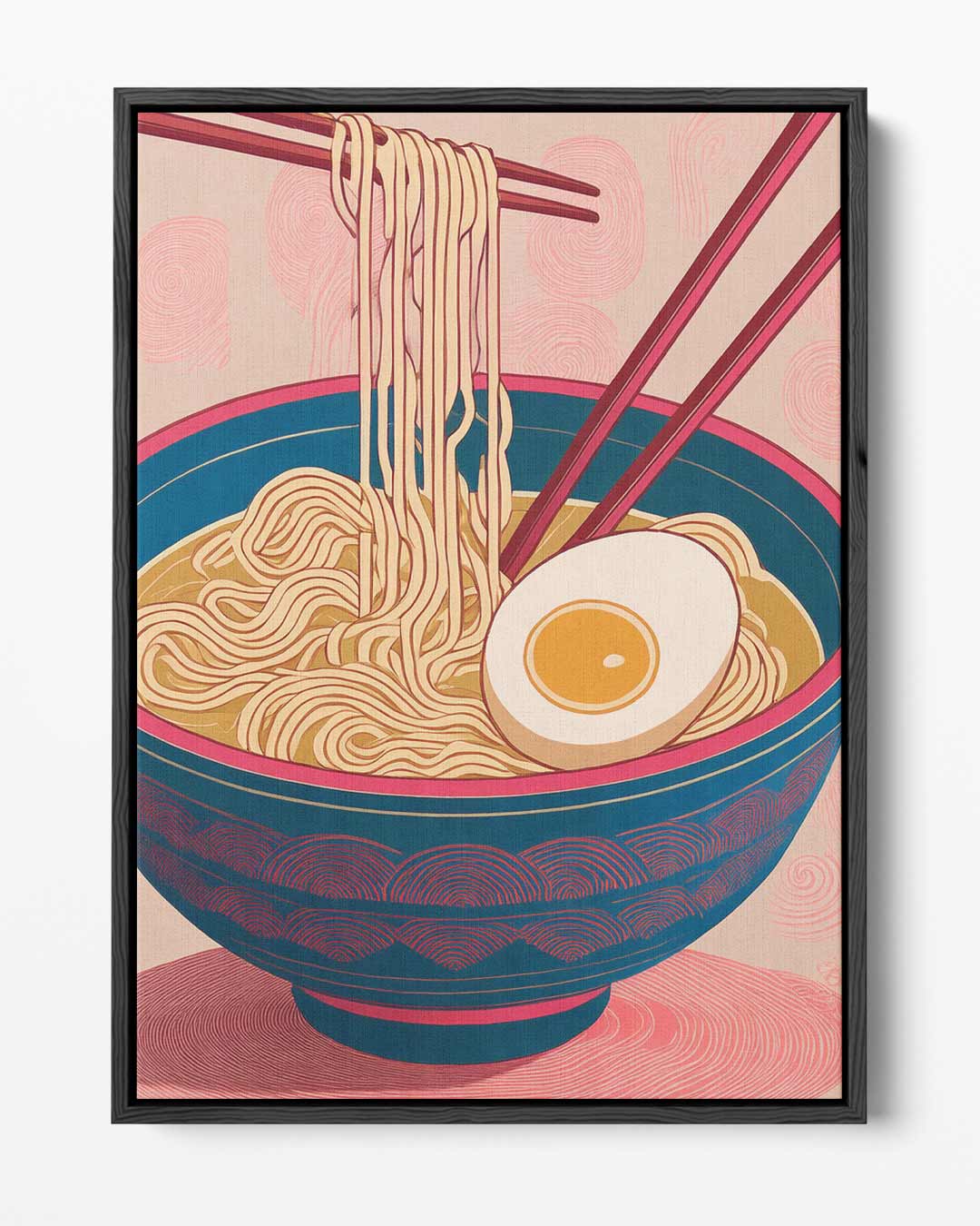 Kleurrijke Ramen Illustratie Kunstwerk-canvas-dibond-plexiglas-wanddecoratie-WallArtistic