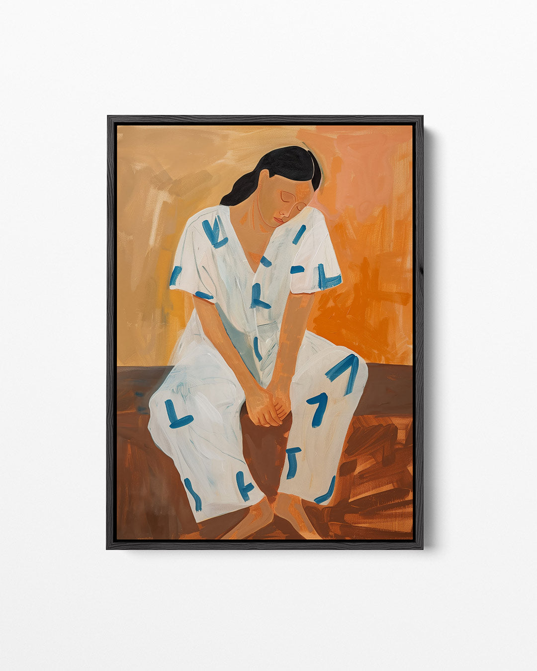 Vrouw in rust Kunstwerk