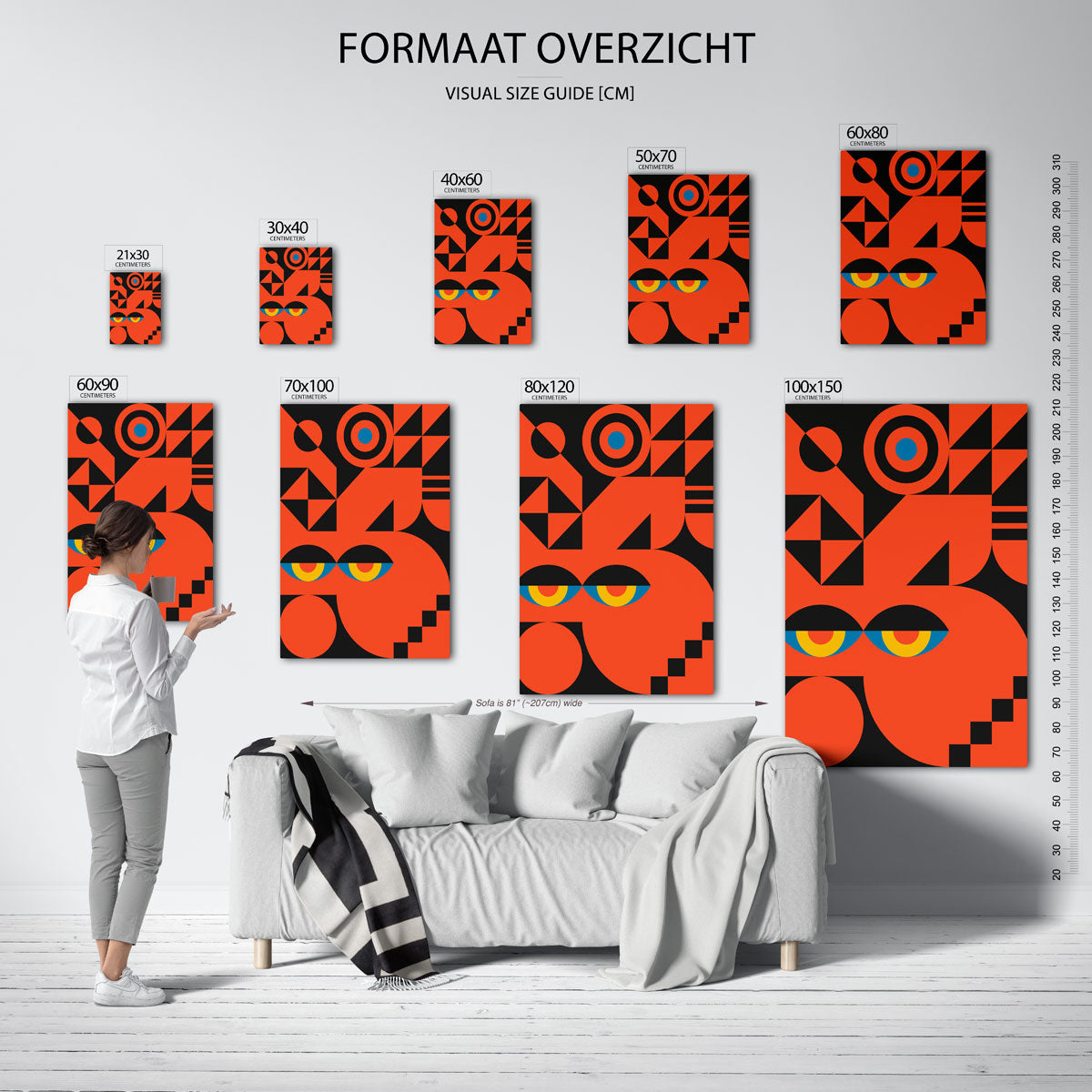 Vormen en vlakken Poster
