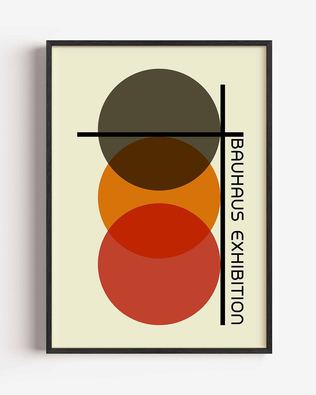 Cirkel en lijnenspel Poster