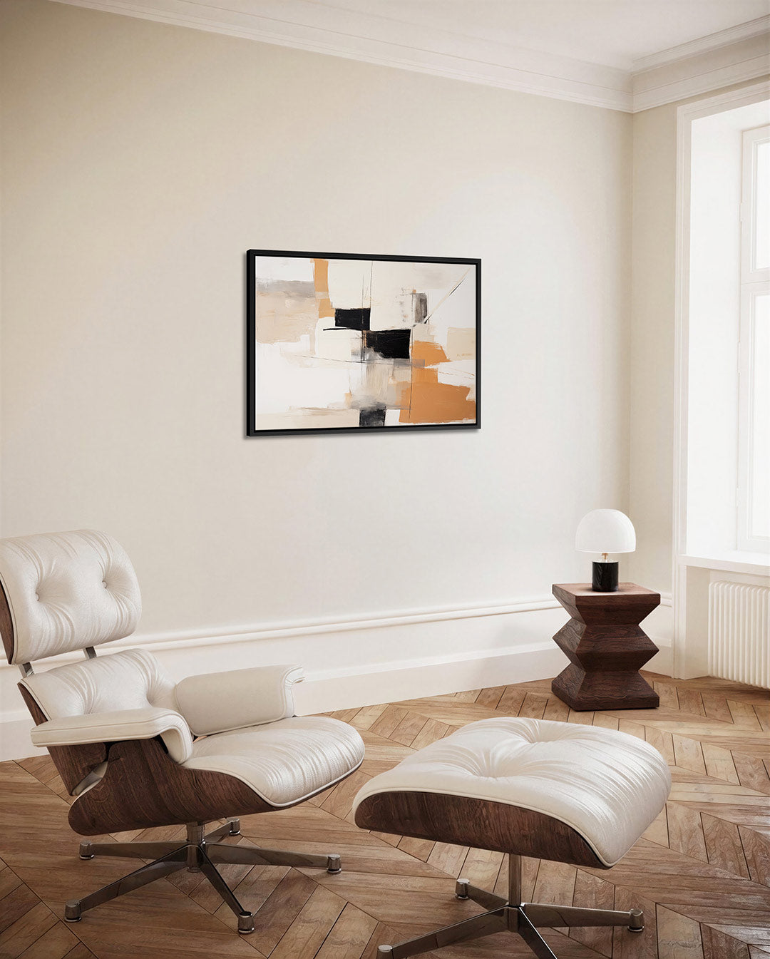 Geometrische compositie Kunstwerk
