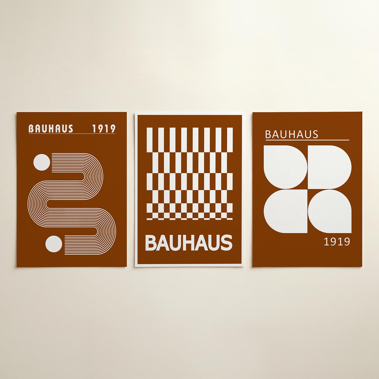 Lijnen en kleurvlakken Posterset
