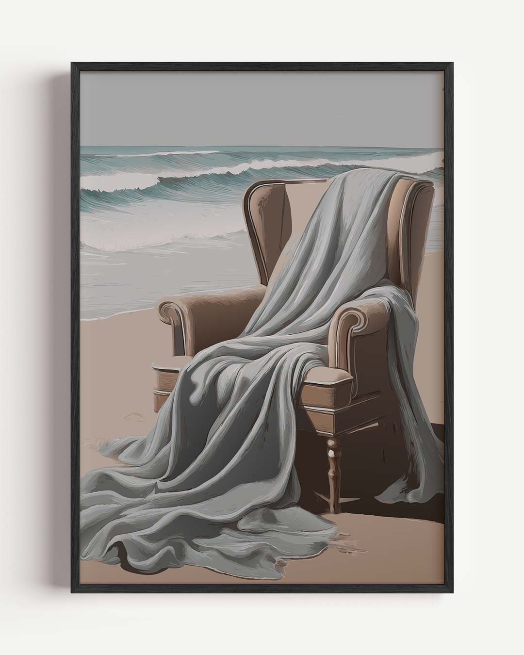 Droomstoel aan Zee Poster