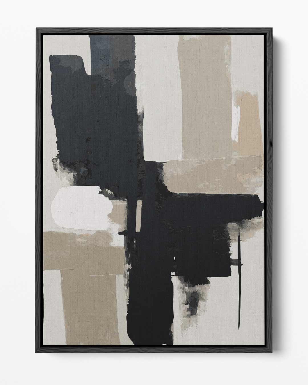 Abstracte Contrasten Kunstwerk-canvas-dibond-plexiglas-wanddecoratie-WallArtistic
