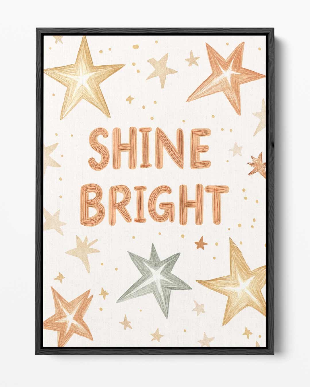 Shine Bright Sterrenprint Kunstwerk-canvas-dibond-plexiglas-wanddecoratie-WallArtistic